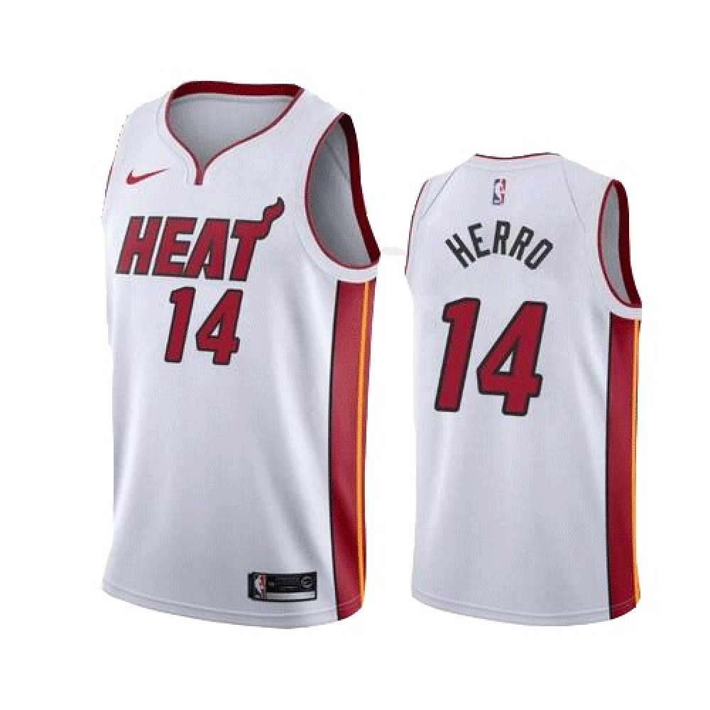 Men's Miami Heat Tyler Herro #14 White 2020/21 Swingman Jersey - Icon Edition-Pro Kit Vault | Brand New 26/27 Sports Jerseys